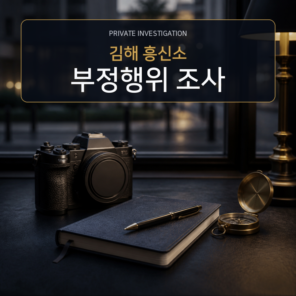 김해 부정행위 사실조사 전문 흥신소